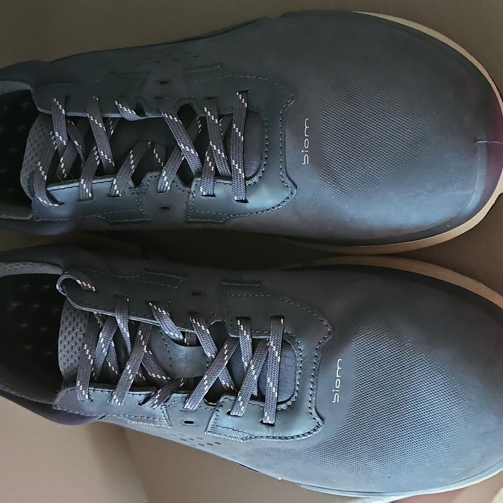 ECCO BIOM 2.2 MENS BLUE/GRAY WALKER SNEAKER sz 9- 9.5
